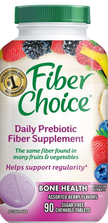 5 best fiber supplements for kids, Fiber Choice Kids Chewable Tablets